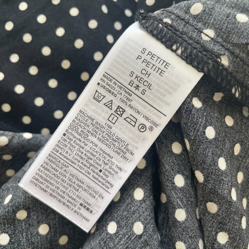 GAP Crepe Handkerchief Hem Midi Skirt  NWT - Picture 7 of 7